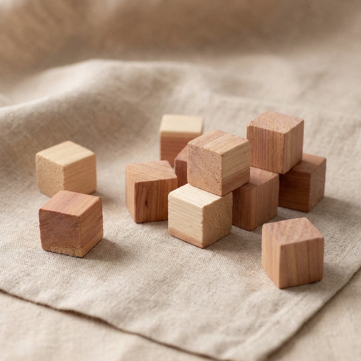 Set di 16 cubi antitarme in cedro naturale Oregon