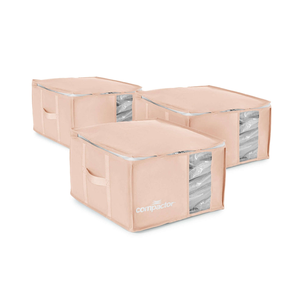 Lot 3 housses rangement sous vide M