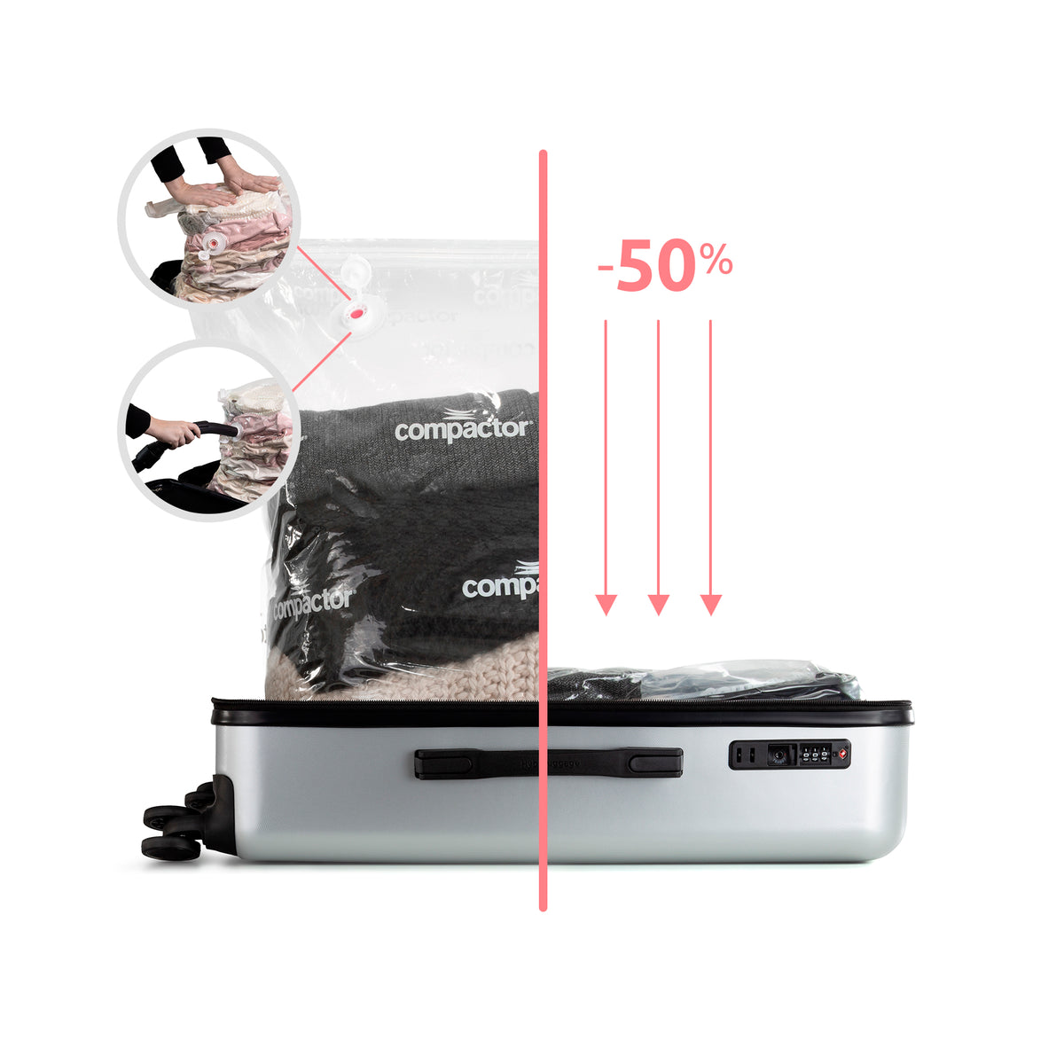Valise cabine gain de place Stellar