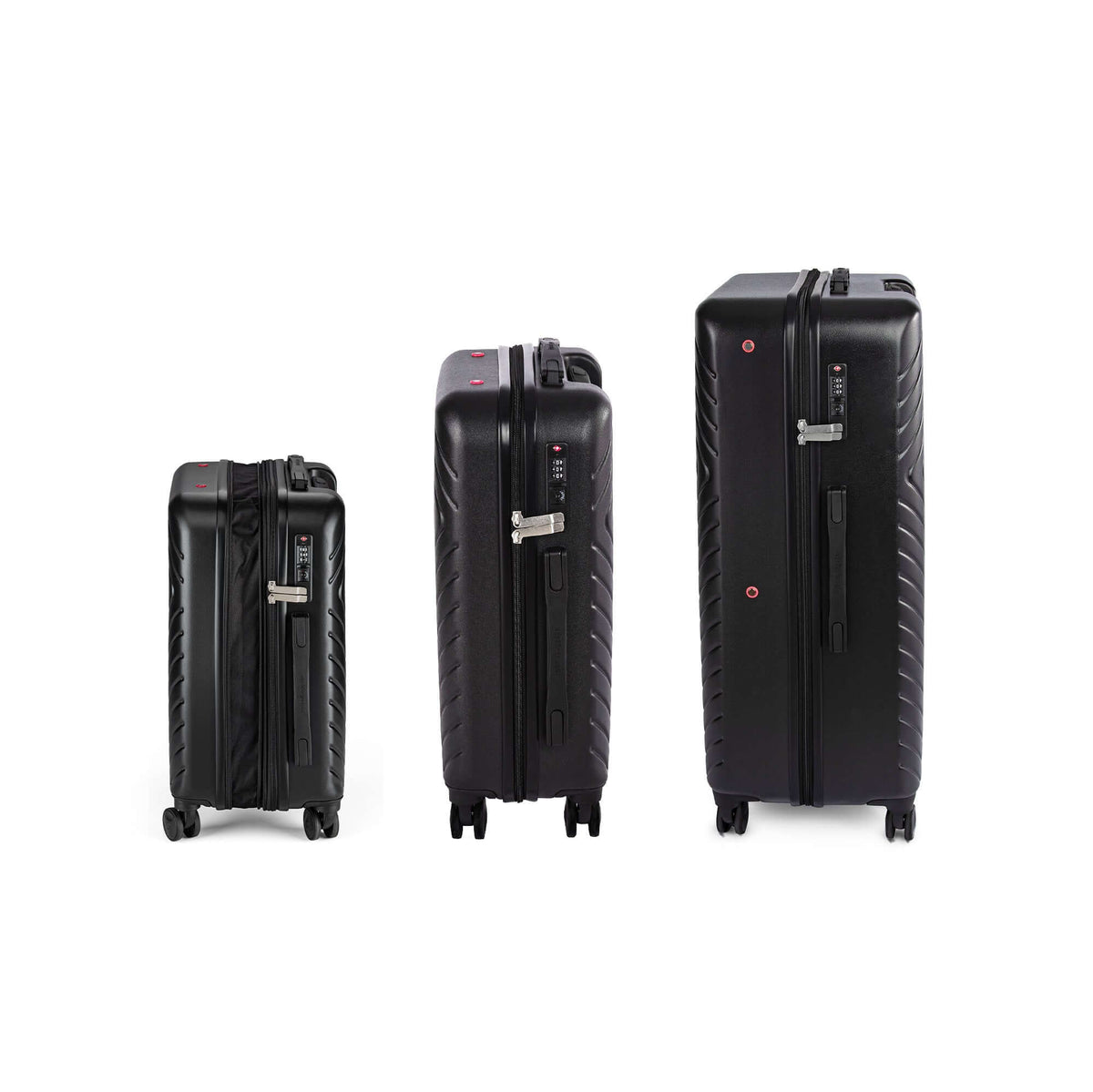 Set of 3 space-saving cabin suitcases - L-XL
