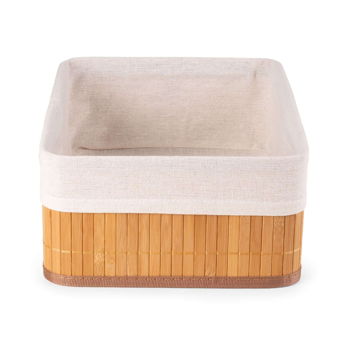Lot 3 paniers rangement bambou