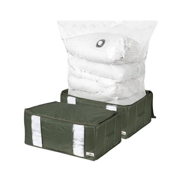 Set 2 custodie sottovuoto Ecologik XXL colore kaki