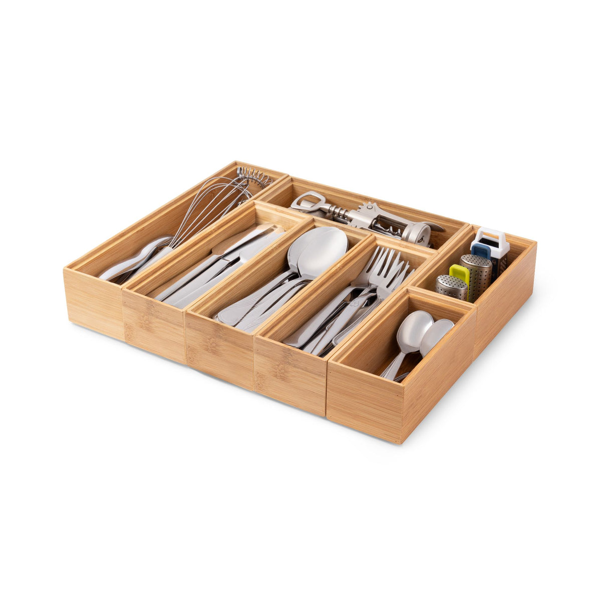 Set da divisori per cassetti in bambù