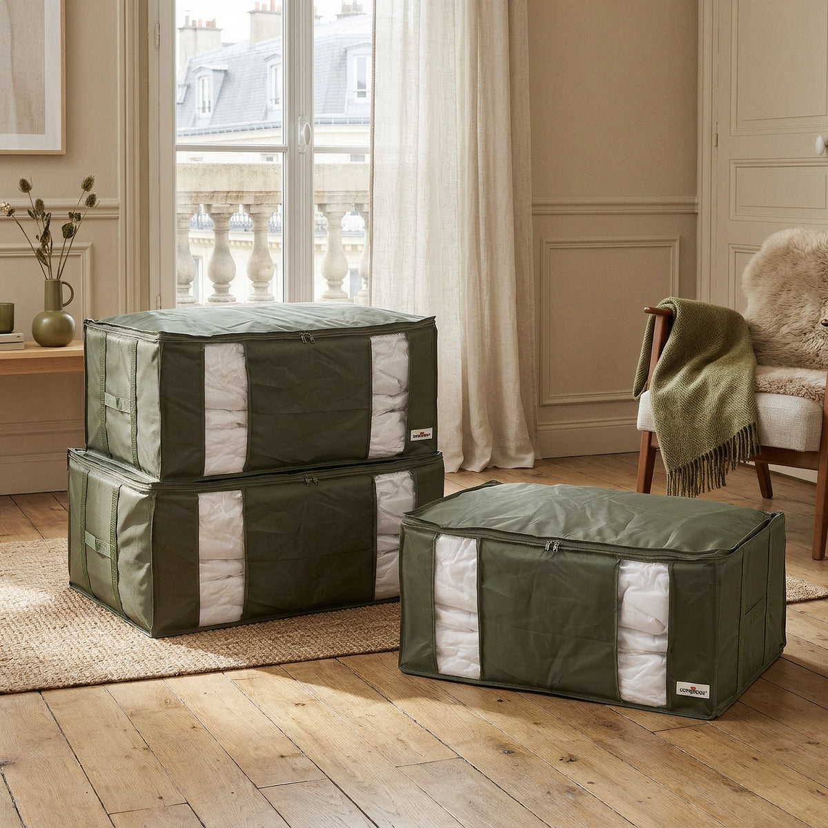 Set of 3 Ecologik XXL vacuum storage bags