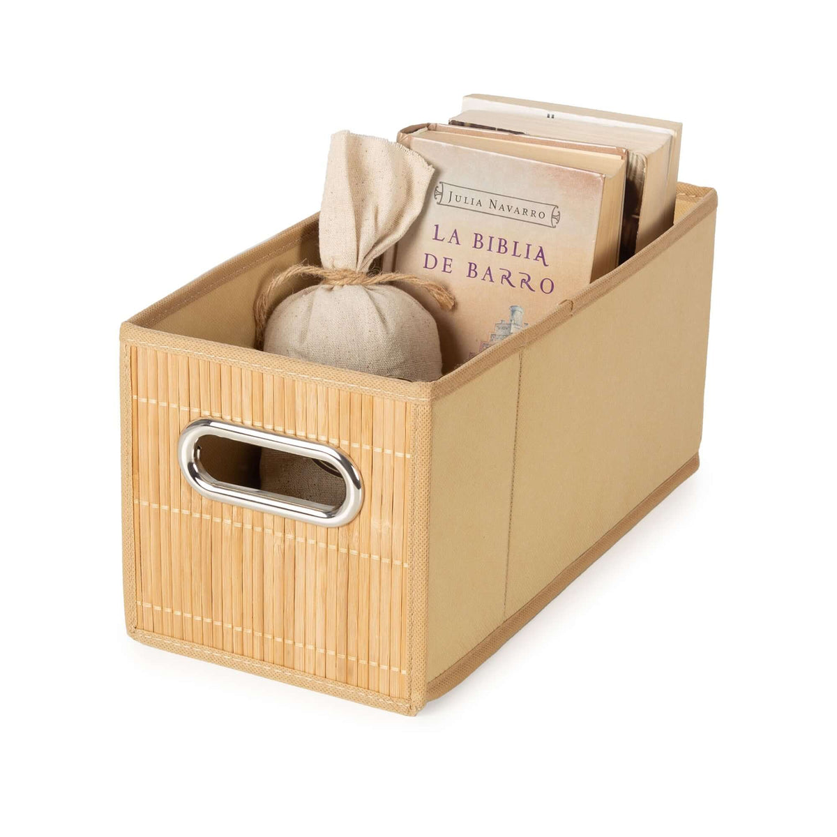 Cube de rangement en bambou Anji