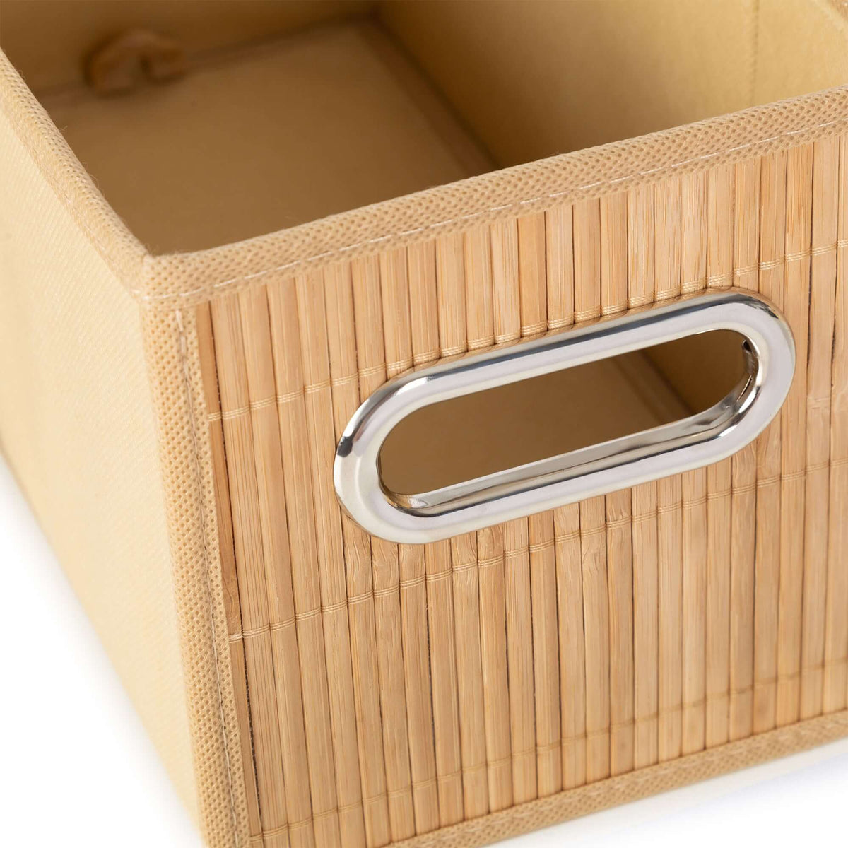 Cube de rangement en bambou Anji