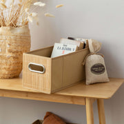Cube de rangement en bambou Anji