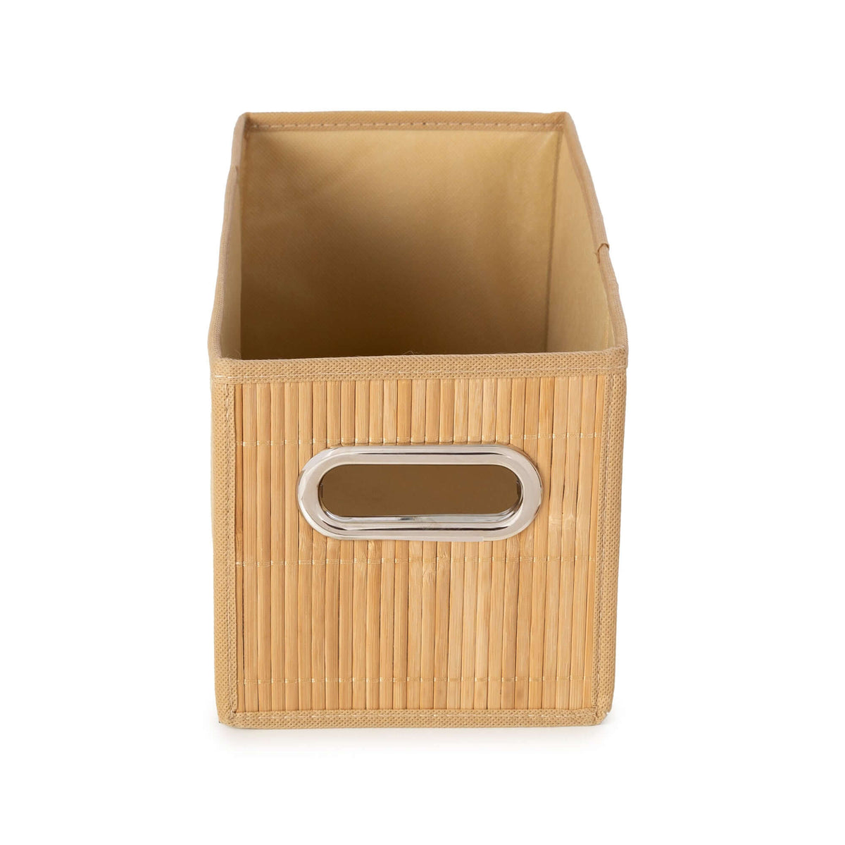 Cube de rangement en bambou Anji