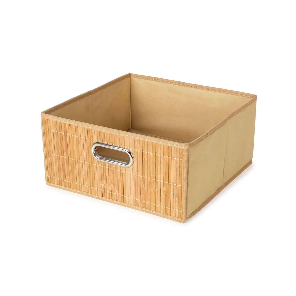 Cube de rangement en bambou Anji