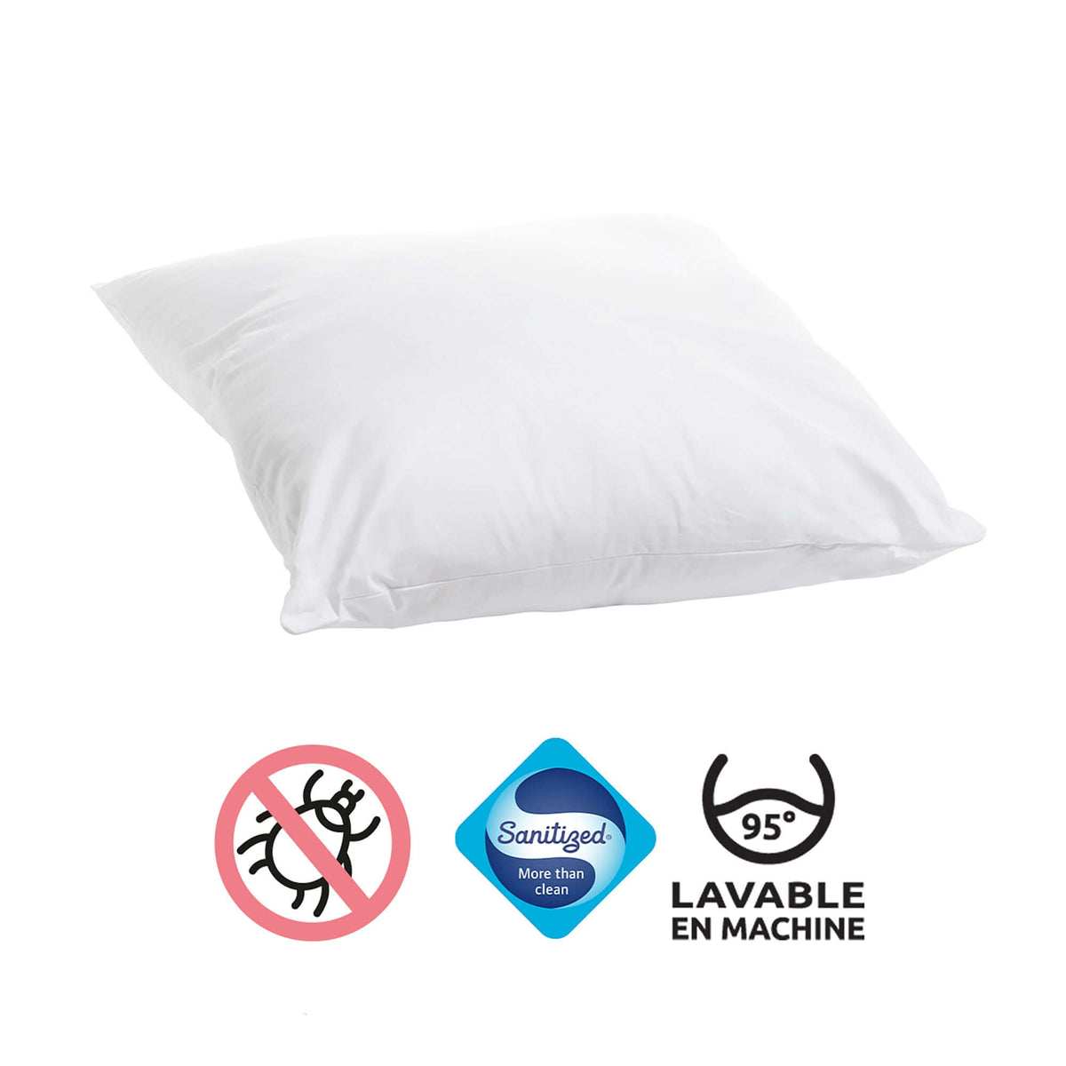 Pack Couette 140x200 + oreiller + Housse sous vide L
