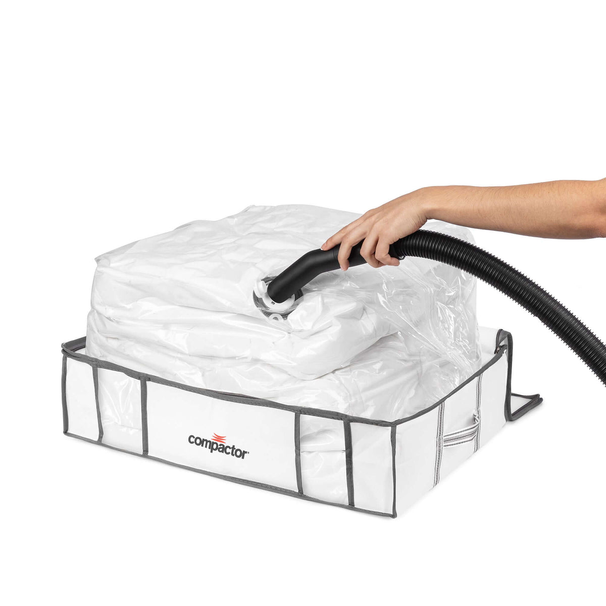 Pack Couette 140x200 + oreiller + Housse sous vide L