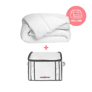 Pack Edredón 140x200 + Funda almacenaje al vacío Life talla M