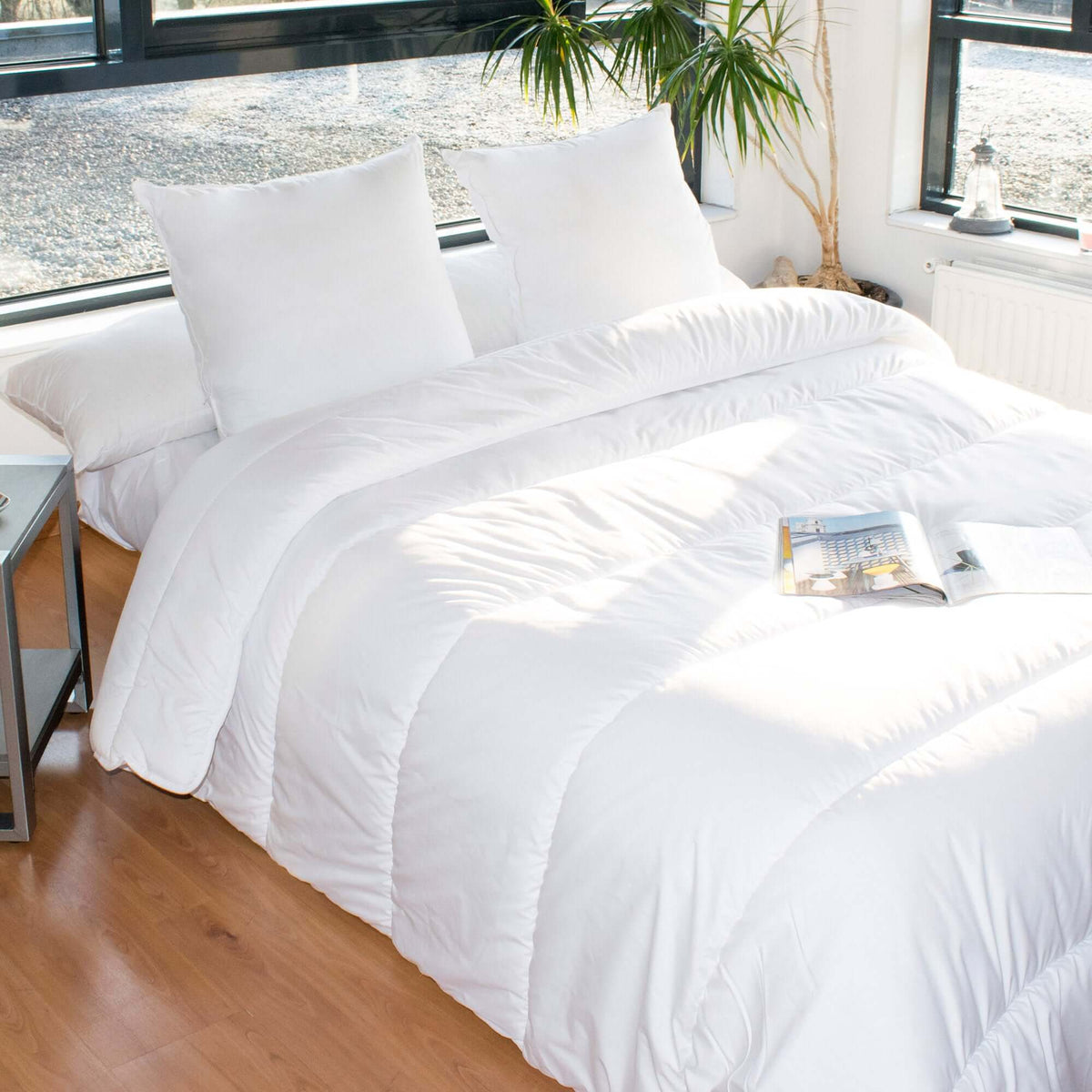 Pack couette 260x240 cm + housse rangement sous vide XXL