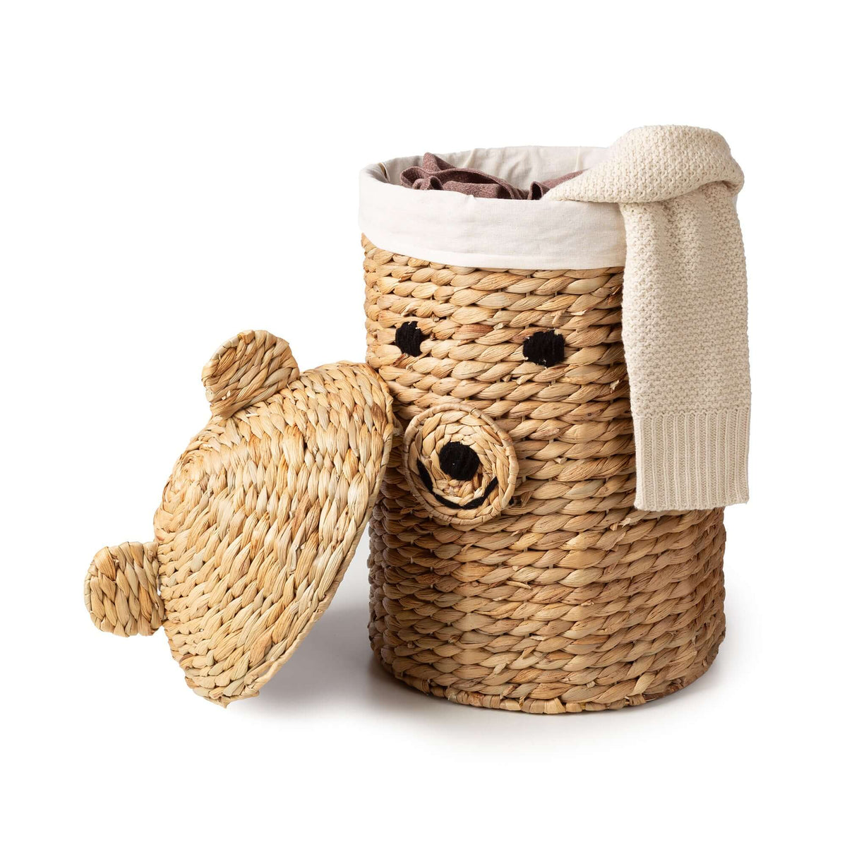 Cesta infantil grande de jacinto de agua Noah