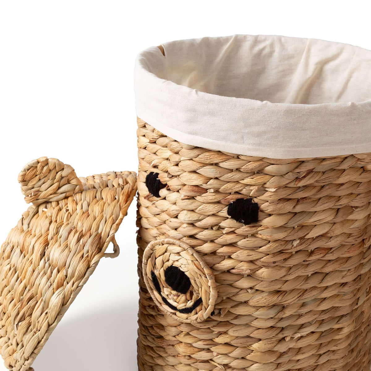 Cesta infantil grande de jacinto de agua Noah