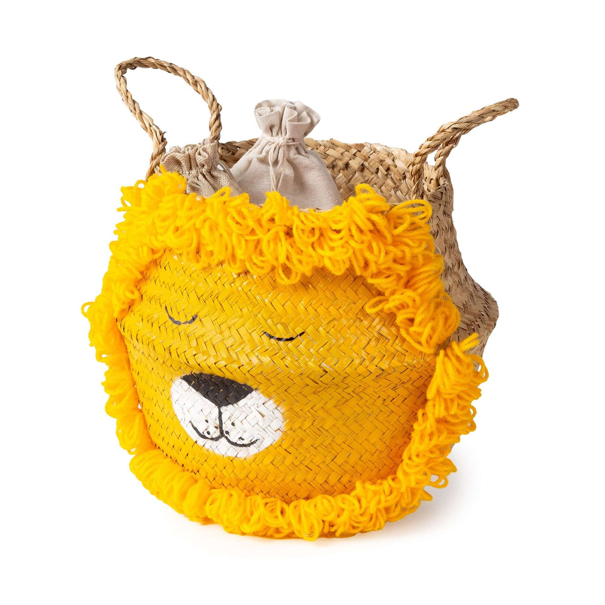 Cesto portaoggetti per bambini Belly con manici
