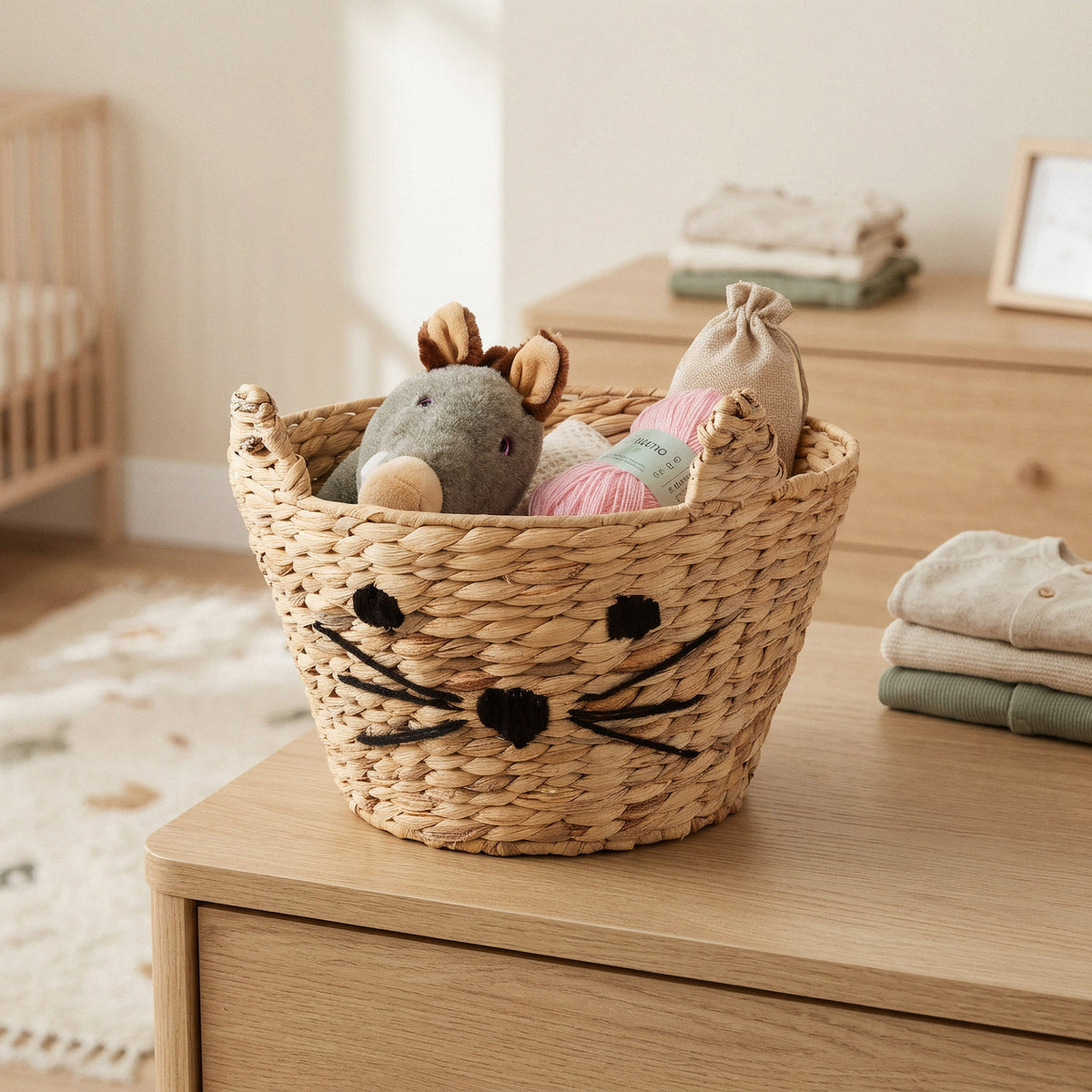 Panier de rangement enfant Chat