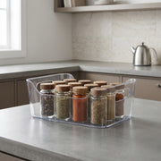 Panier de rangement transparent S