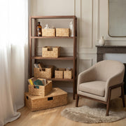 Lot malle et paniers de rangement
