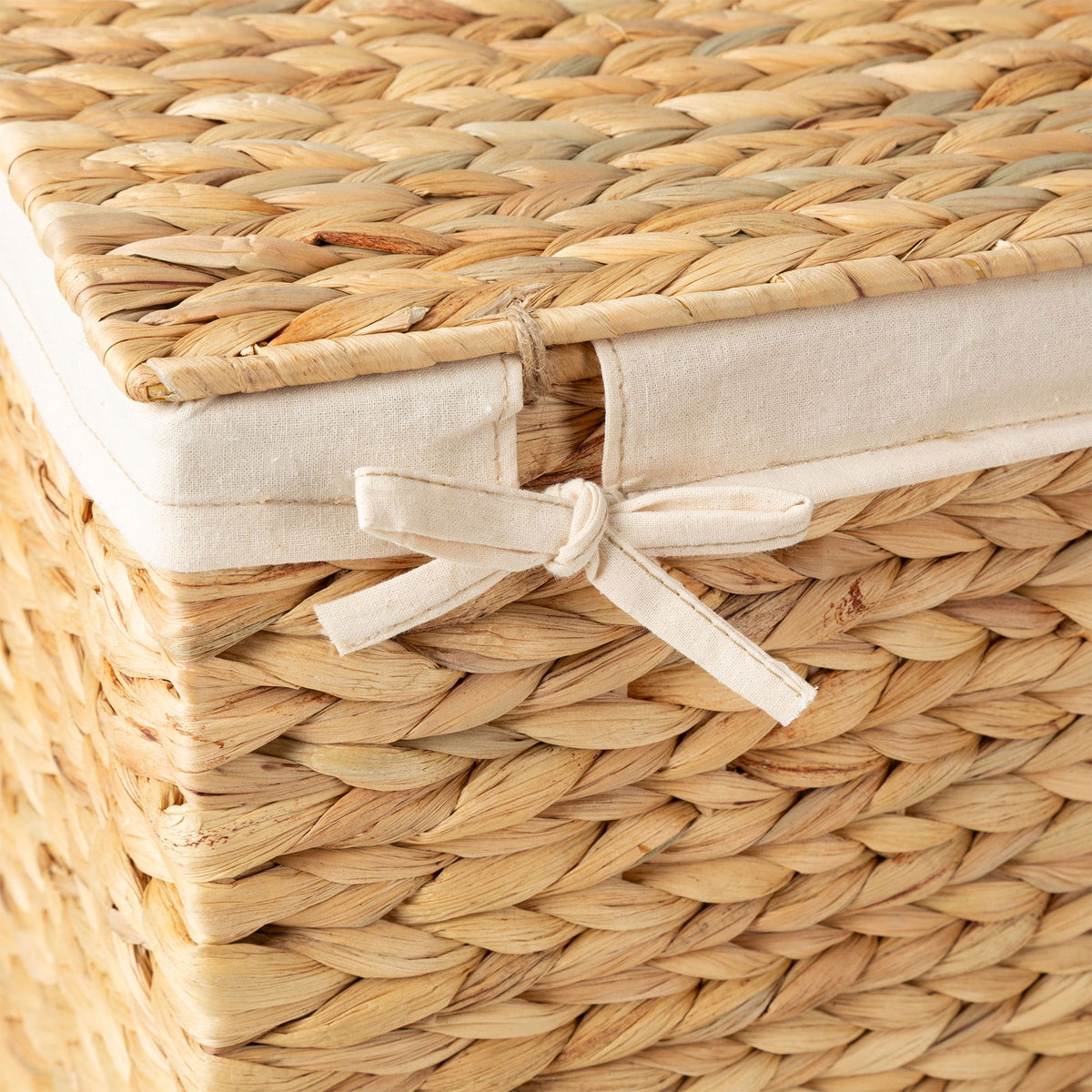 Lot 3 malles de rangement naturelles