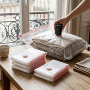 Set of 6 vacuum storage bags + electric pump