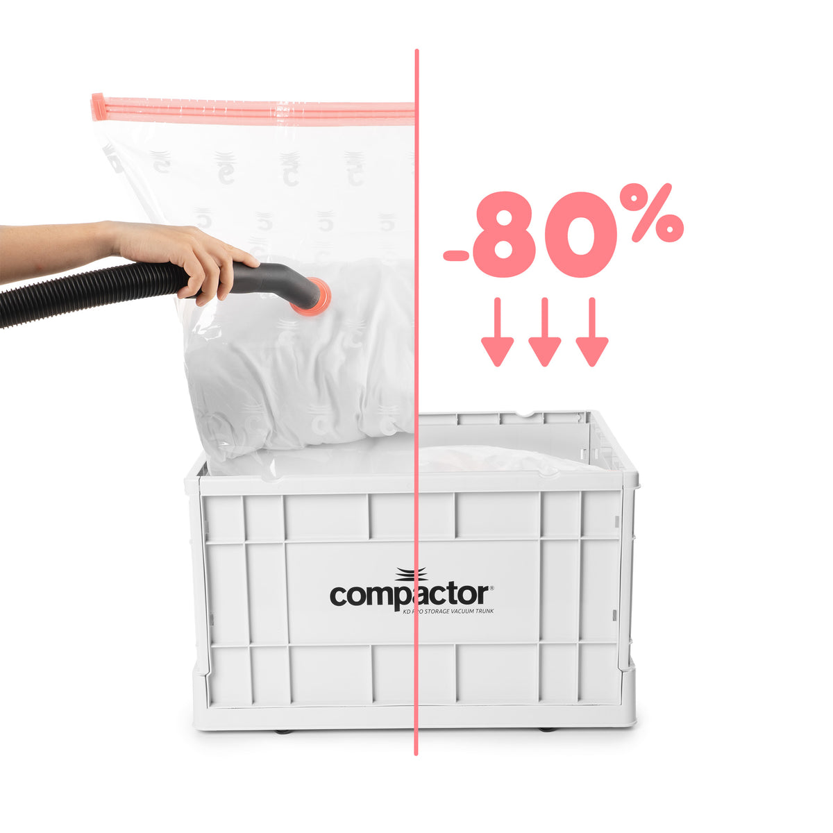 Contenitore sottovuoto pieghevole con ruote Optibox