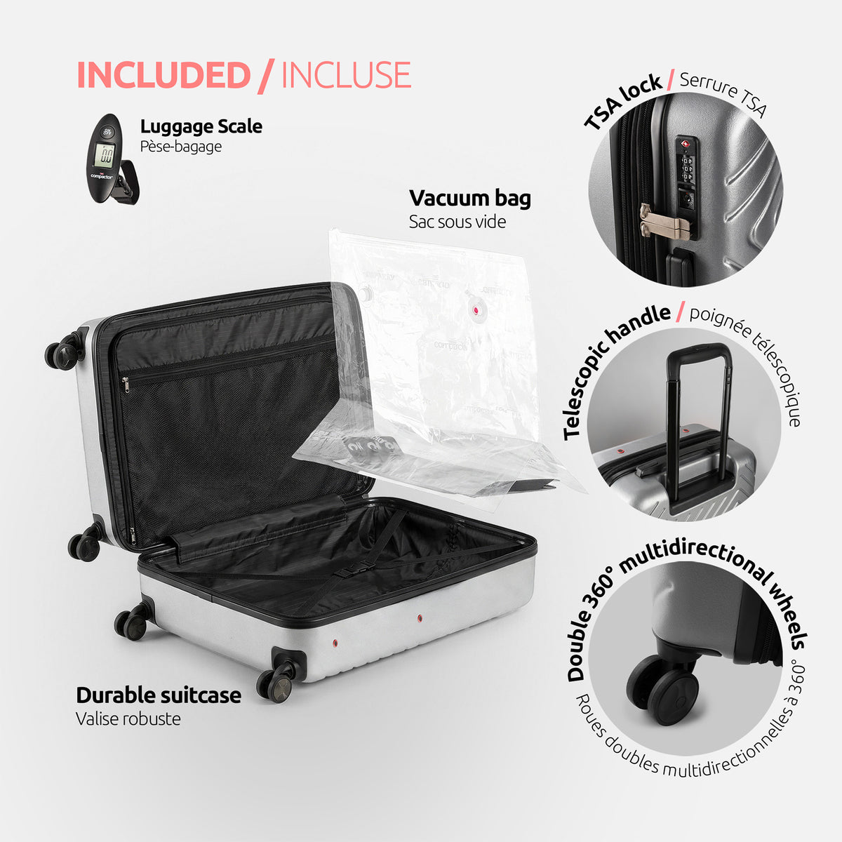Valise gain de place XL Stellar