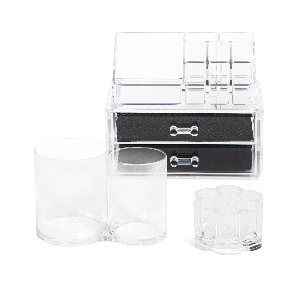 Set da 3 organizer per trucco e cosmetici
