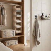 Set de organización para estudiante beige