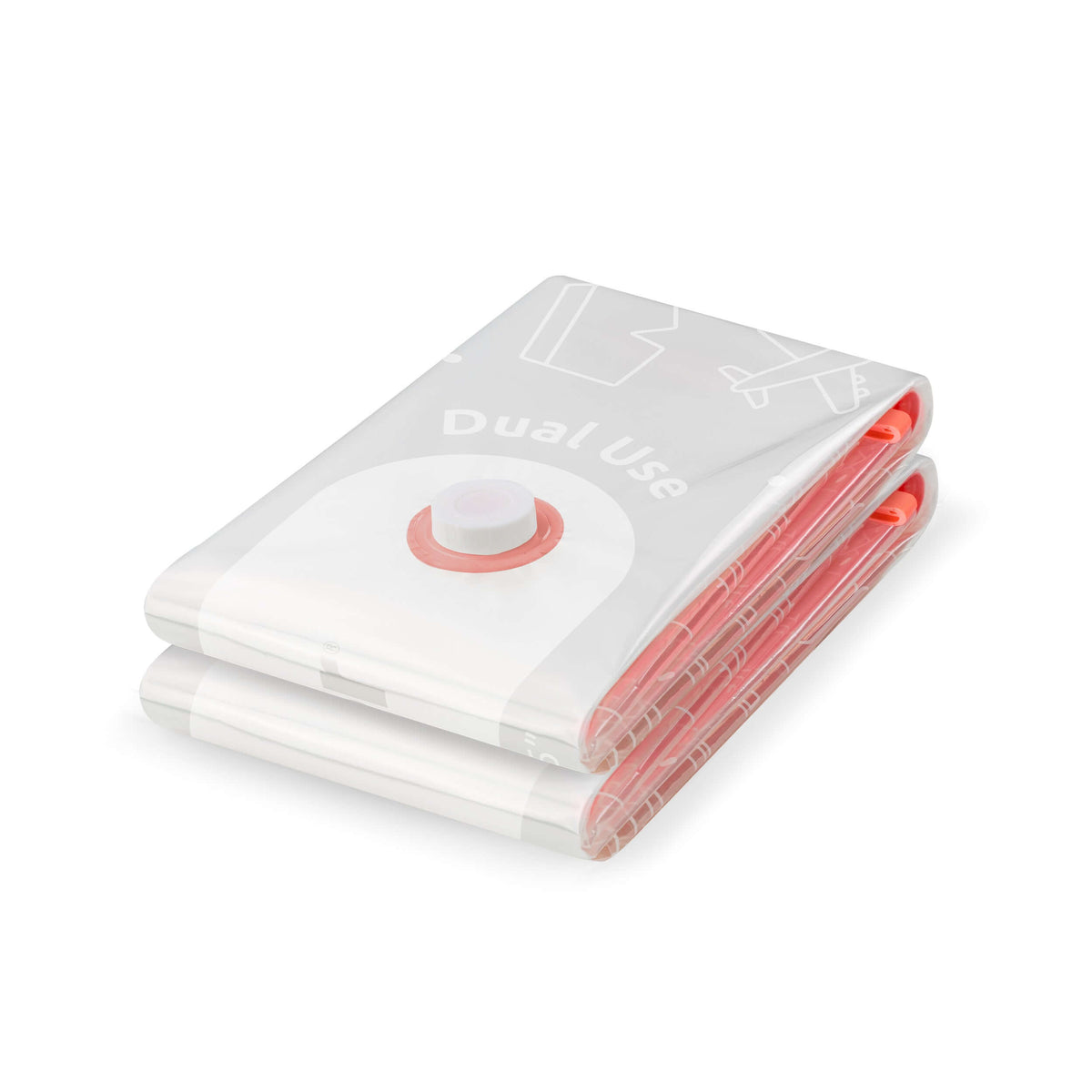 Lot 2 sacs rangement sous vide Vac&Roll