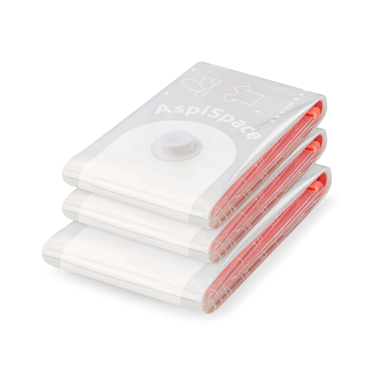 Lot 3 sacs rangement sous vide Aspispace M+L