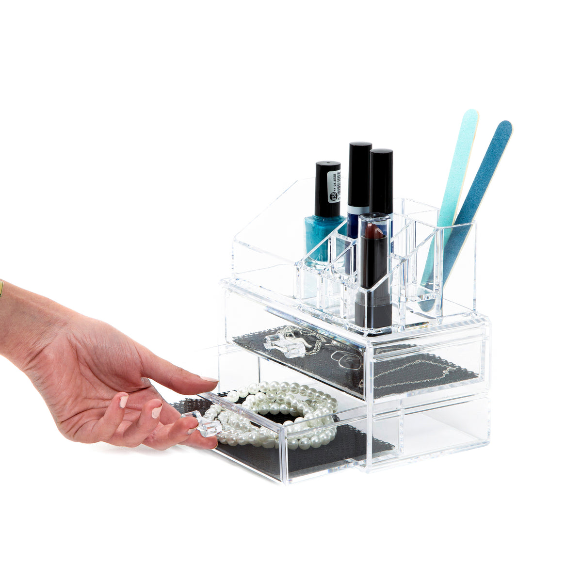 Organizer per trucco e cosmetici