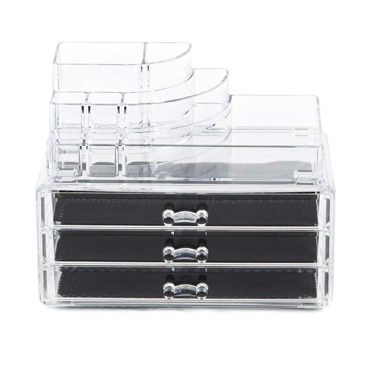 Organizer per trucco e cosmetici con 3 cassetti