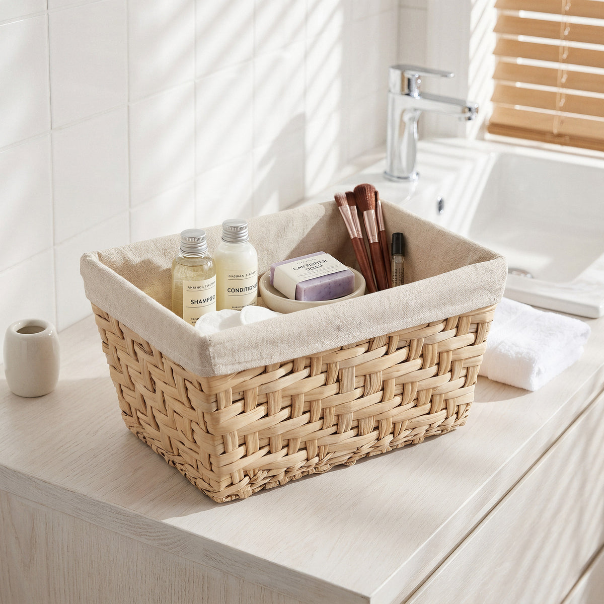 Panier de rangement naturel taille M