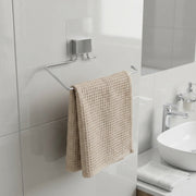 Porte serviette auto-adhésif chrome