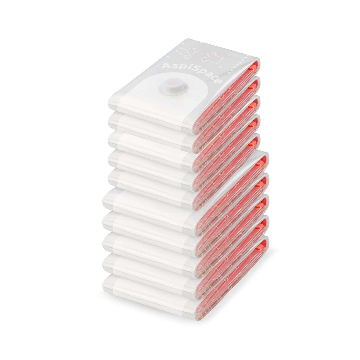 Set di 10 sacchetti sottovuoto 5 M + 5 L AspiSpace