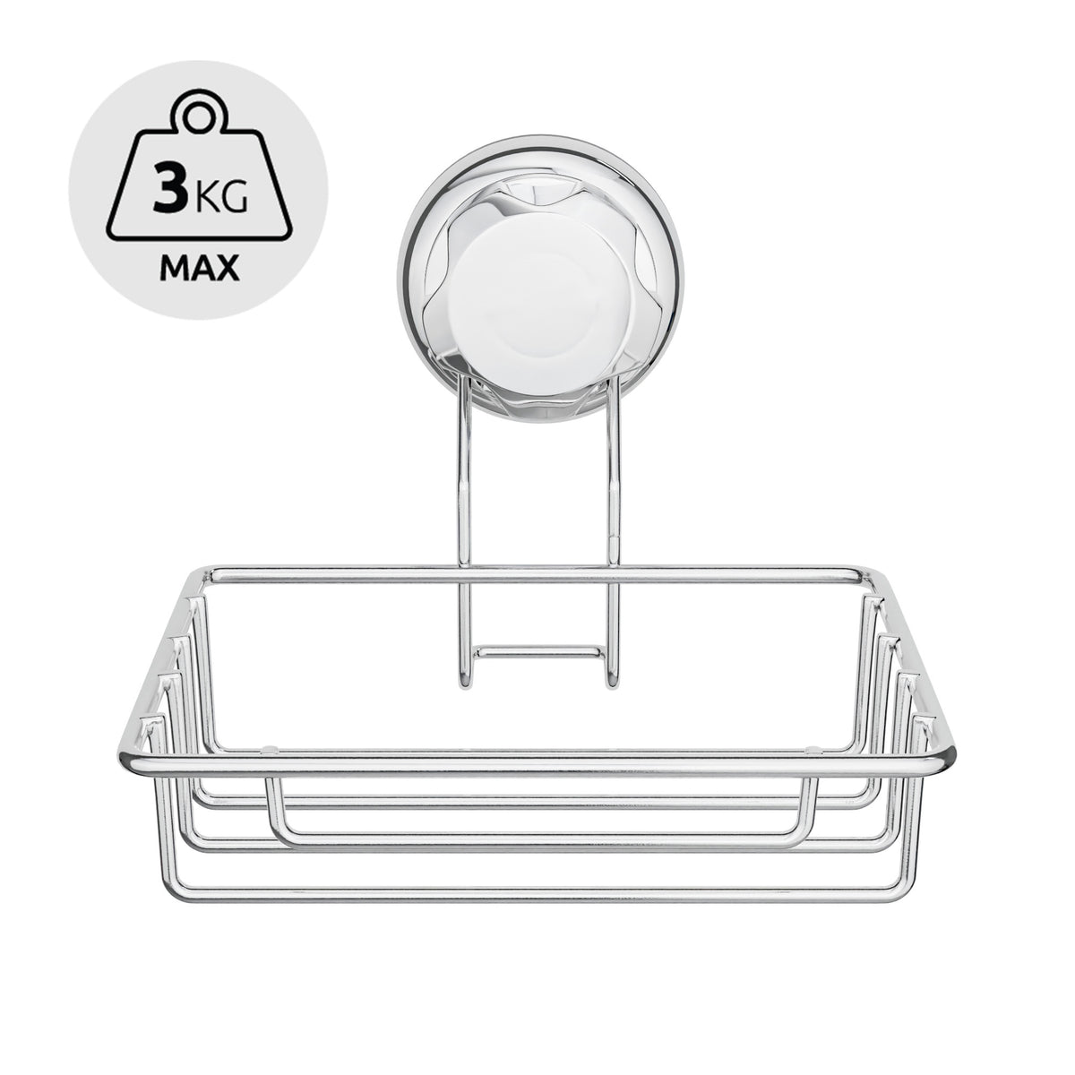 Porte savon ventouse auto-adhésive