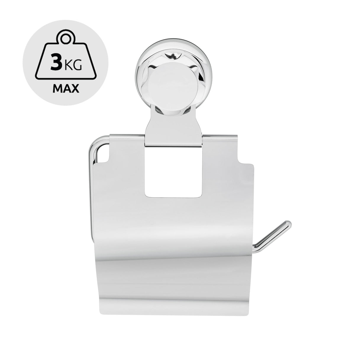 Porte papier toilette ventouse auto-adhésive