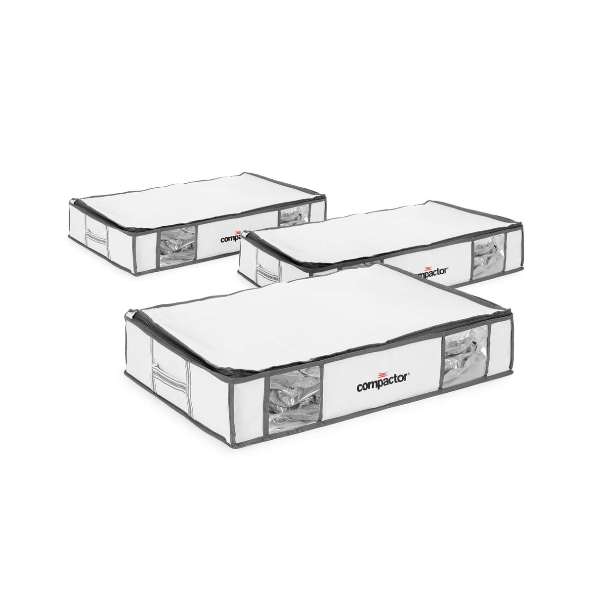 Lot 3 housses rangement sous vide L