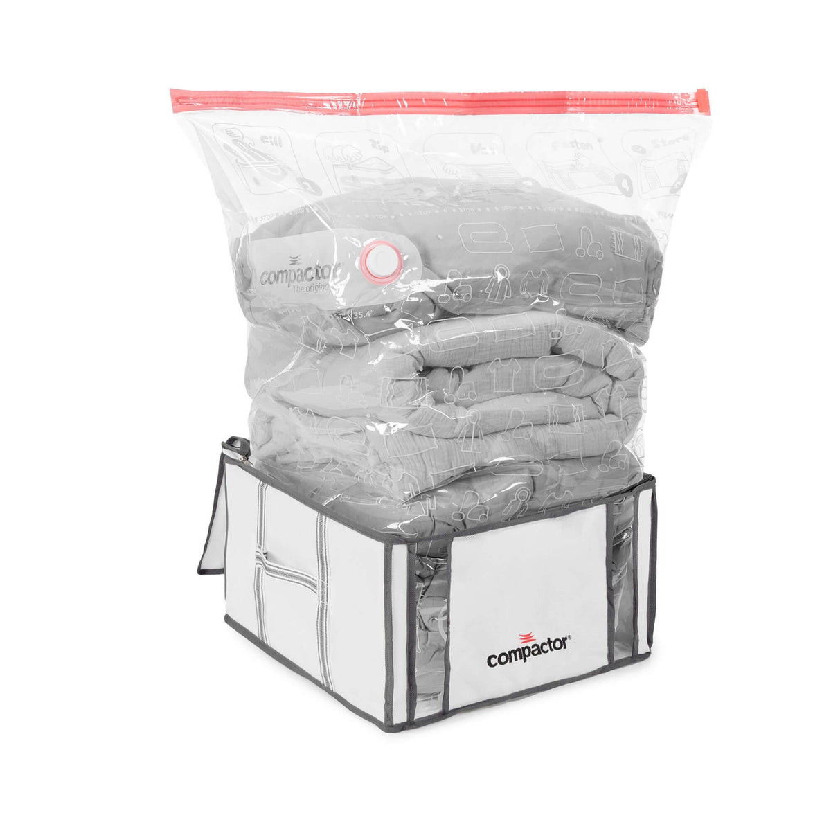 Lot 3 housses rangement sous vide M