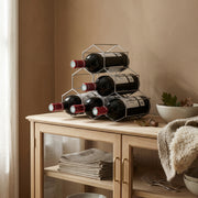 Range bouteilles en métal Hexa