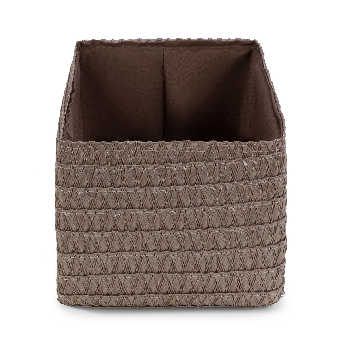 Lilou brown storage basket