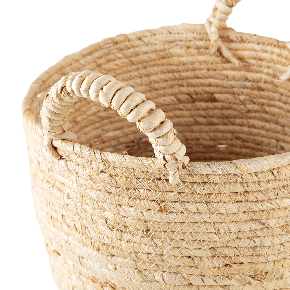 Panier de rangement en fibre de maïs Lhassa