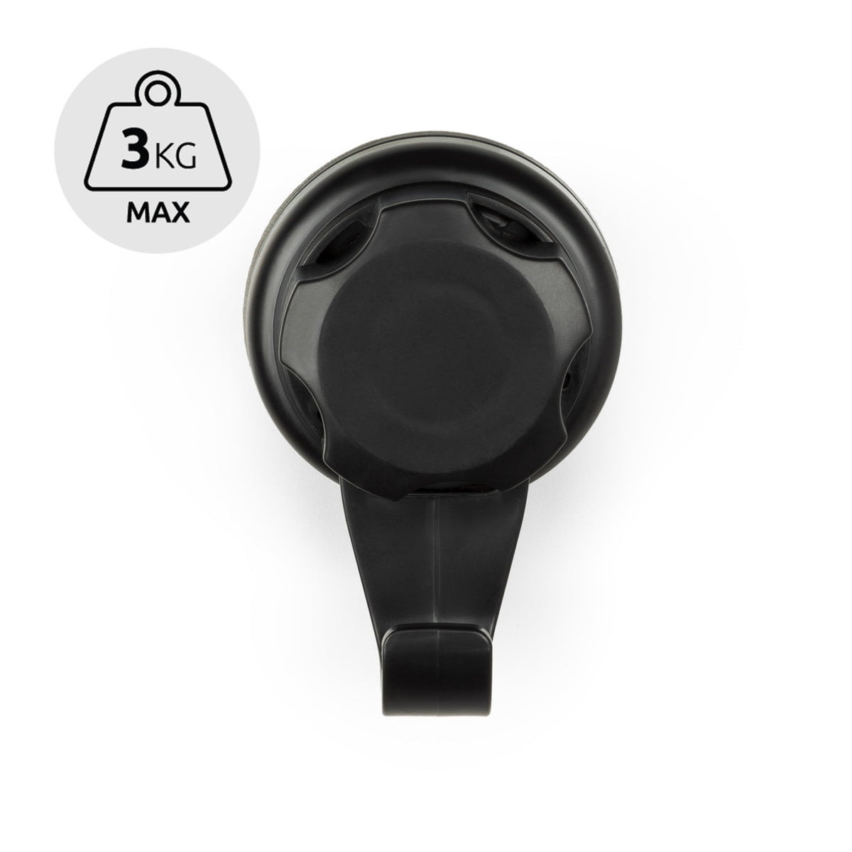 Set of 2 black Bestlock Black suction hooks