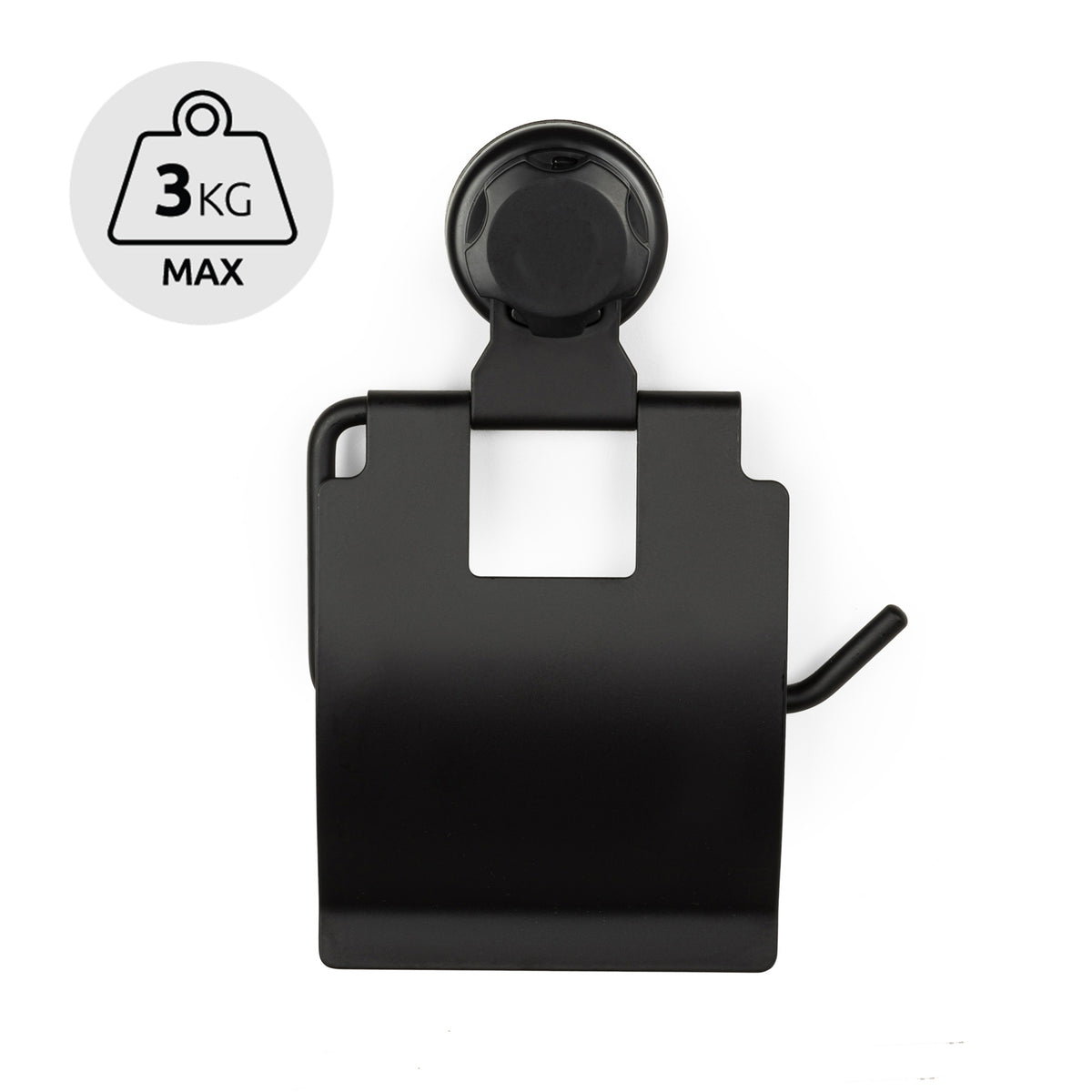 Porte papier toilette ventouse auto-adhésive