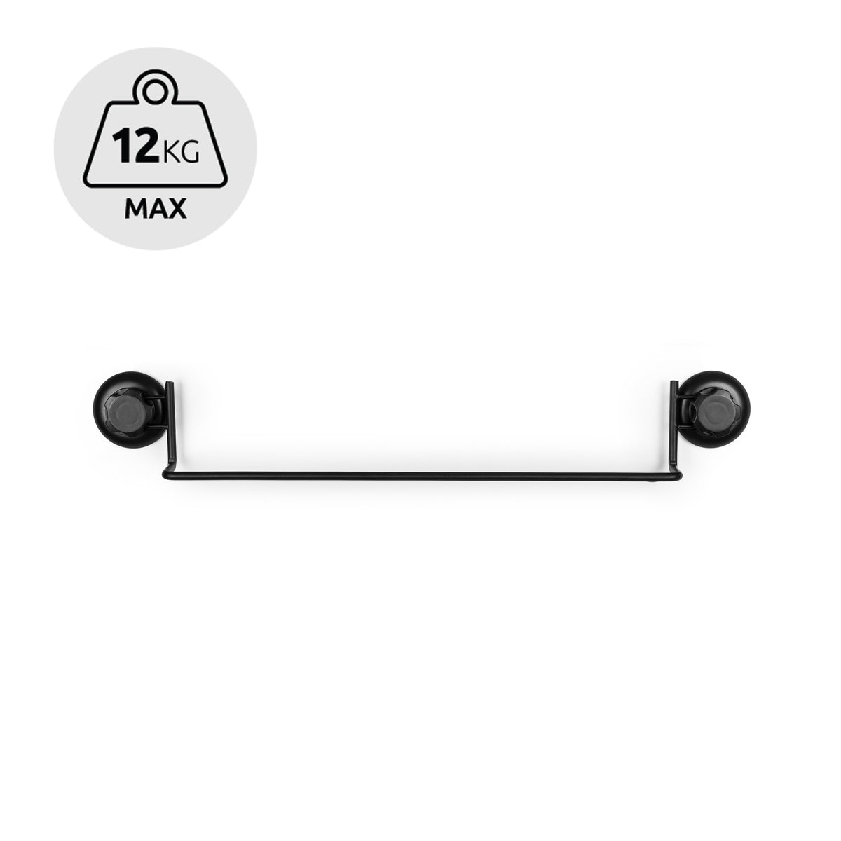 Porte serviettes à ventouses Bestlock Black noir