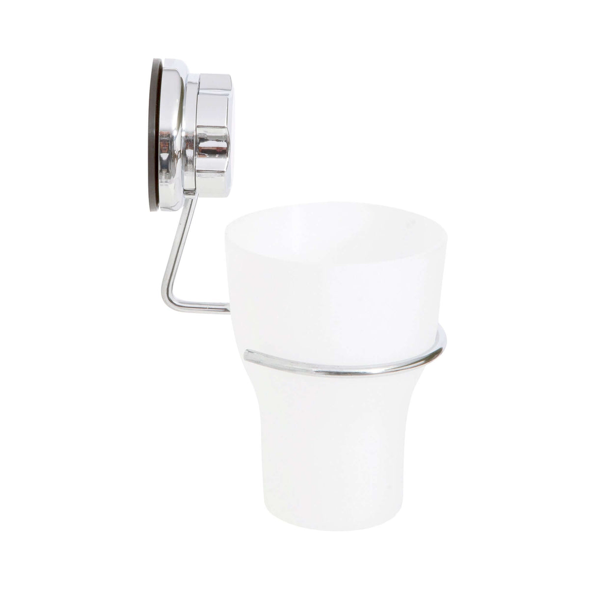 Portacepillos de dientes con ventosa cromado Bestlock