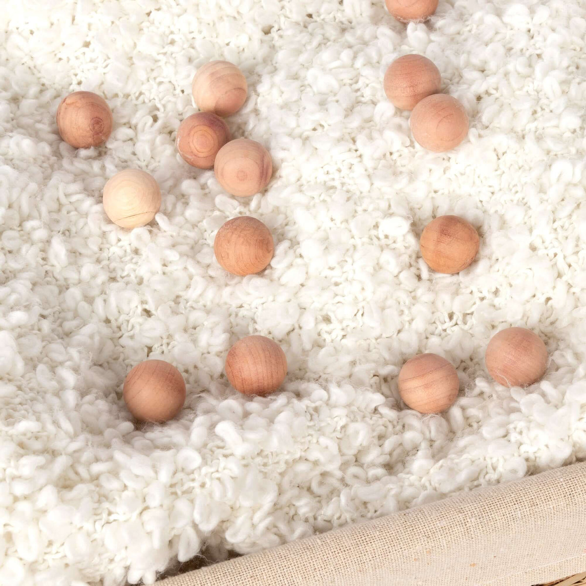 Pack of 15 natural Oregon cedar moth balls