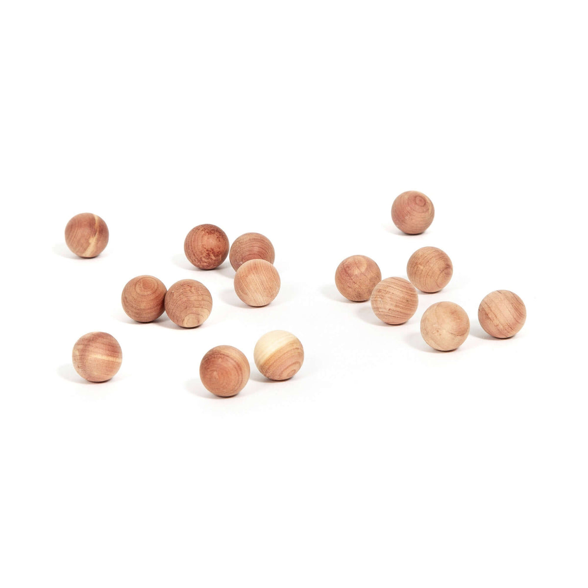 Set di 15 sfere antitarme in cedro naturale Oregon