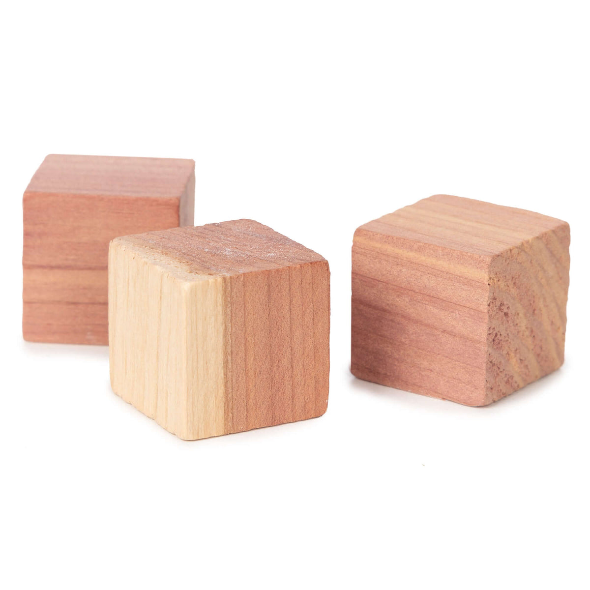 Lot 16 cubes antimites en cèdre Oregon